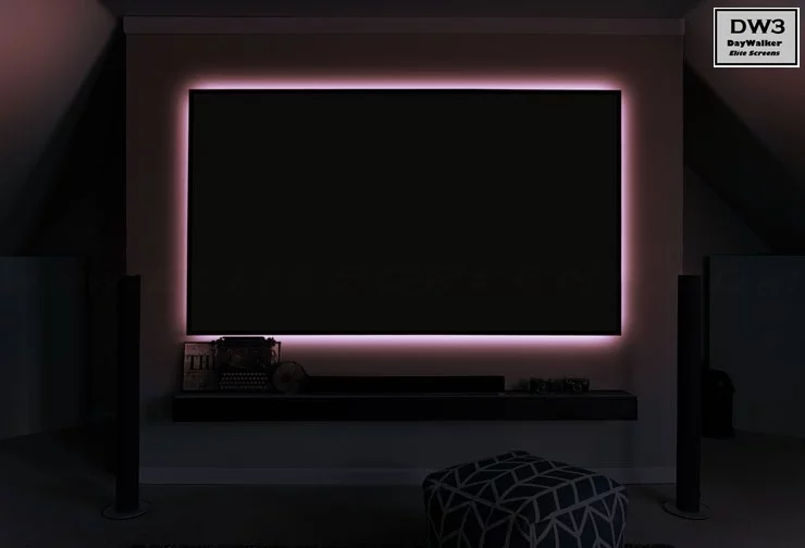 elite screens DAYWALKER 16:9 ÉCRANS DE PROJECTION ALR FRAMELESS DW3
